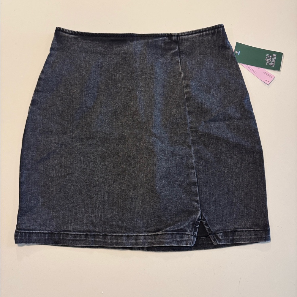 Wild Fable Charcoal Mini Skirt